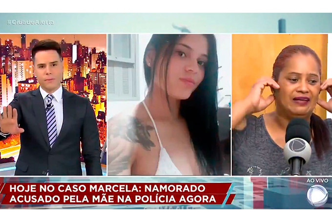 Mãe descobre ao vivo que filha foi assassinada e desmaia; reportagem é criticada