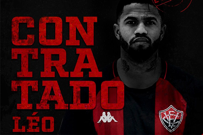 Vitória contrata o lateral direito Léo, revelado na Toca