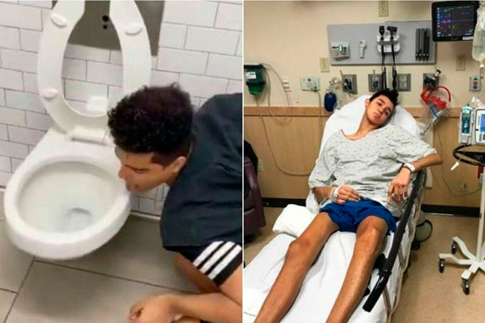 Após lamber vaso sanitário, influenciador digital anuncia teste positivo