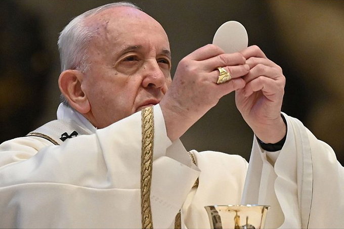 Papa Francisco pede união contra pandemia na missa de Páscoa