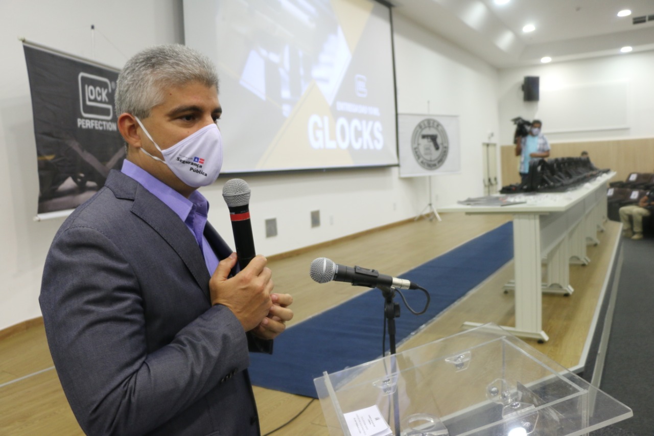  SSP-BA renova armamento das forças de segurança com 10 mil novas pistolas 