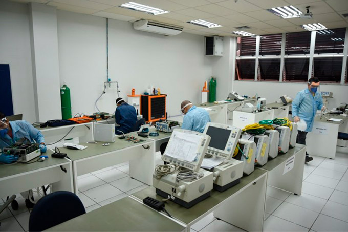 Senai Cimatec já reparou 101 respiradores mecânicos de hospitais baianos