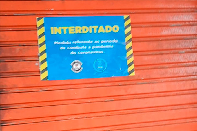 Fiscalização fecha supermercado em Mata após descumprir decreto municipal