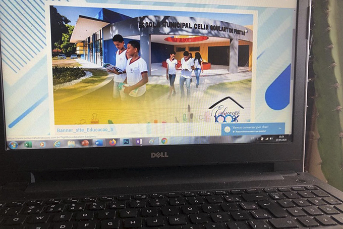 Prefeitura inaugura portal de ensino para alunos da rede pública