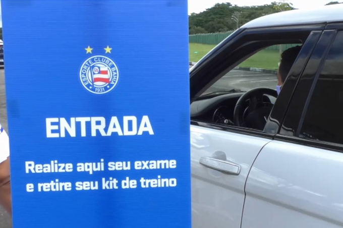 Bahia inicia testagem de jogadores e funcionários para covid-19