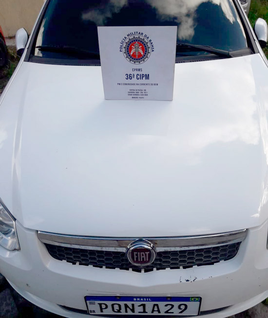 PM de Dias d’Ávila recupera carro roubado na Capital 