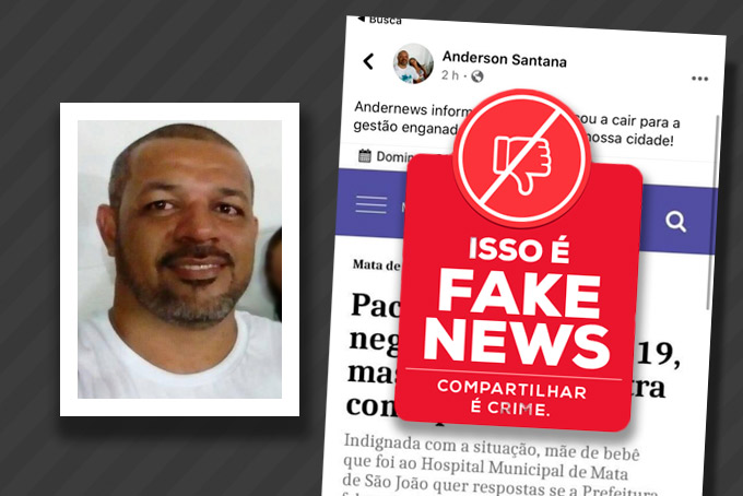 Pré-candidato à vereador divulga Fake News contra Mais Região 