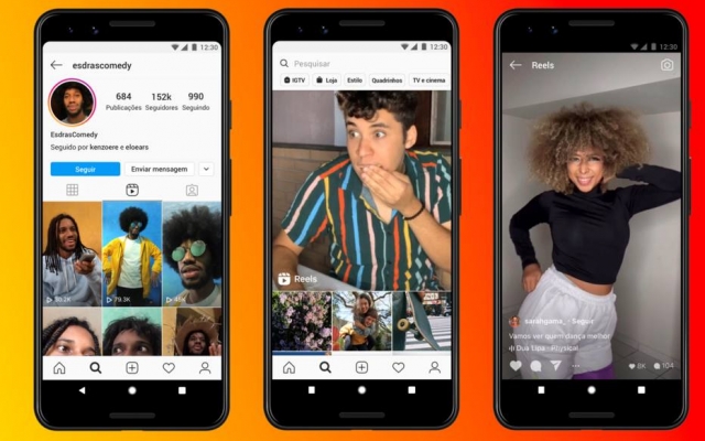De olho no TikTok, Instagram expande função de vídeos curtos