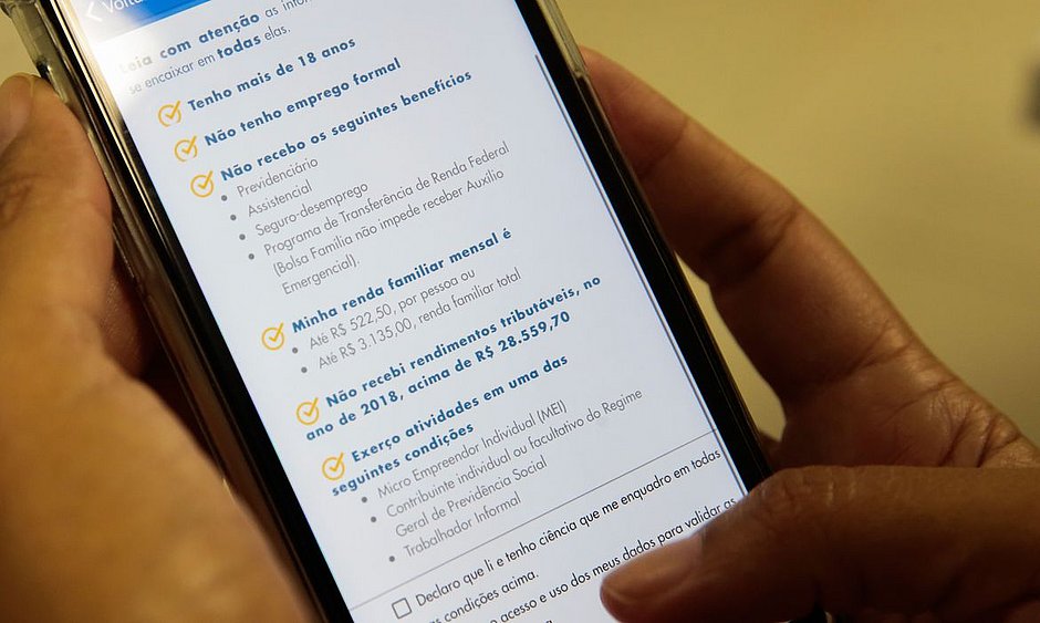 Prazo para solicitar o auxílio emergencial termina nesta quinta