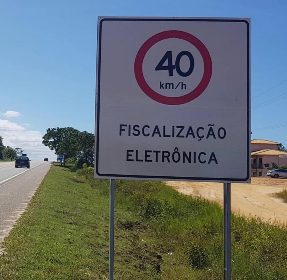 Radares de velocidade instalados na entrada de Imbassai entram em funcionamento nos próximos dias