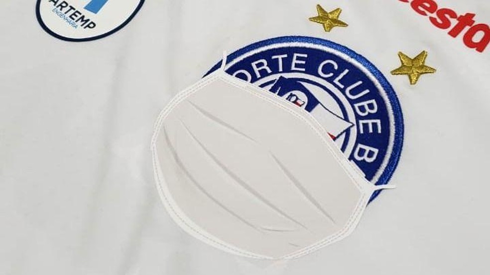 Bahia adota escudo coberto por máscara para incentivar proteção contra a Covid-19