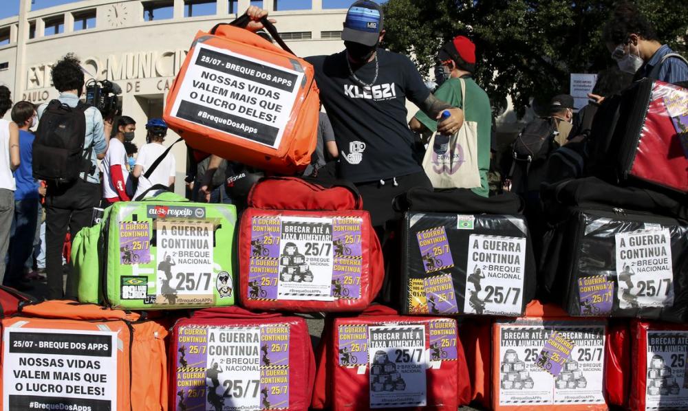 Entregadores de aplicativos promovem segunda paralisação nacional 