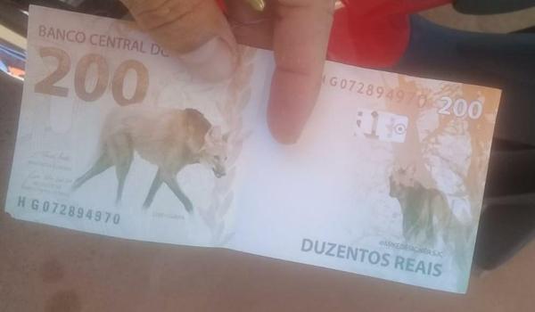Nota falsa de R$ 200 começa a circular antes mesmo do lançamento