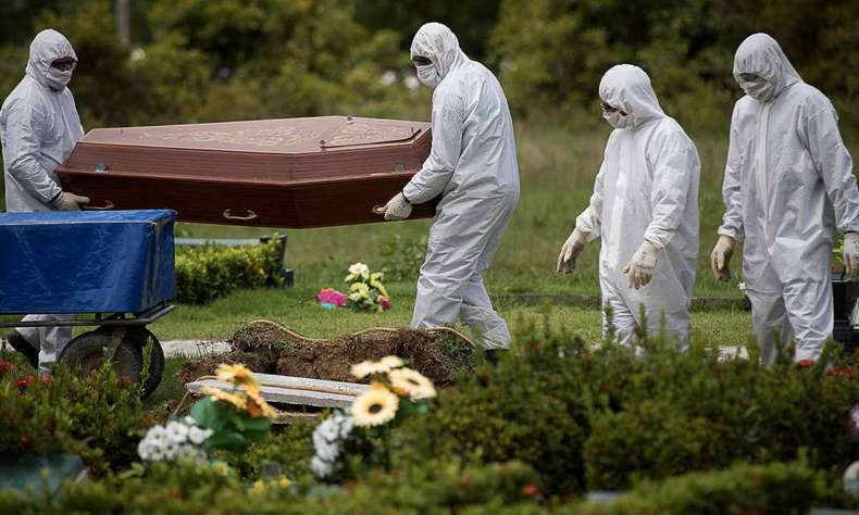 Brasil chega à marca de 100 mil mortes por Covid-19