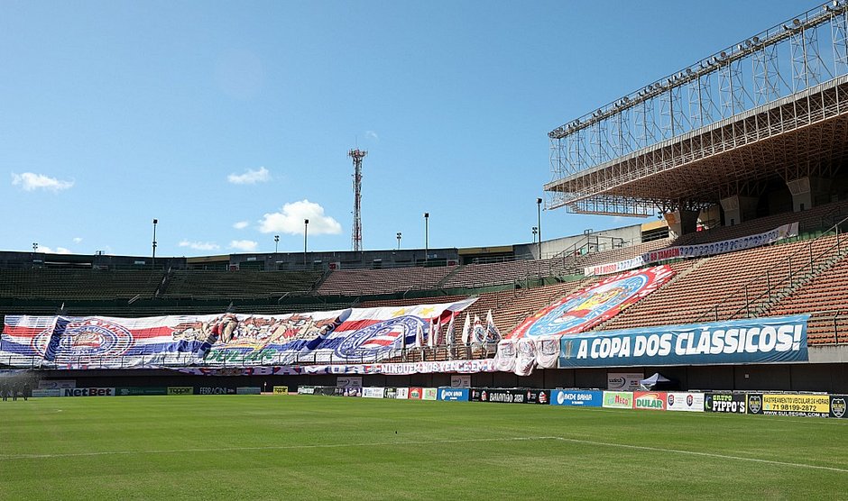 Após retomada Bahia fez 11 de seus 12 jogos no estádio de Pituaçu