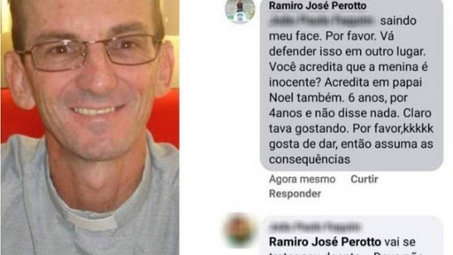 Padre é intimado a prestar depoimento após posts sobre menina estuprada