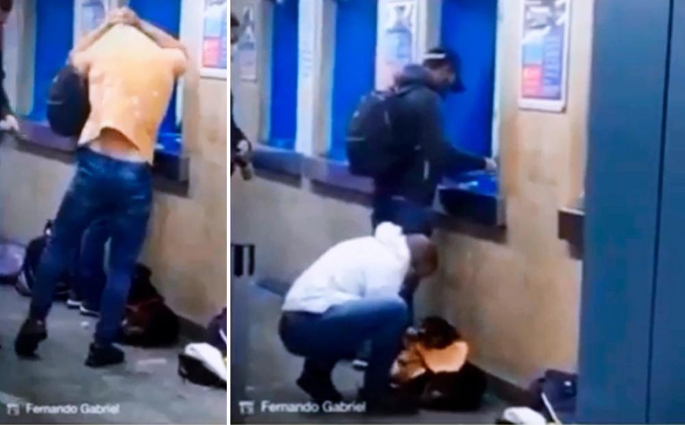 Homem tira a camisa no metrô e veste cachorro que passava frio em SP; veja vídeo