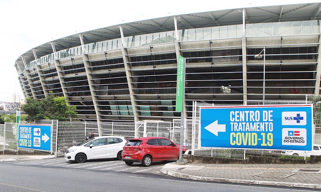 Hospital de campanha na Arena Fonte Nova vai ser desativado nos próximos dias