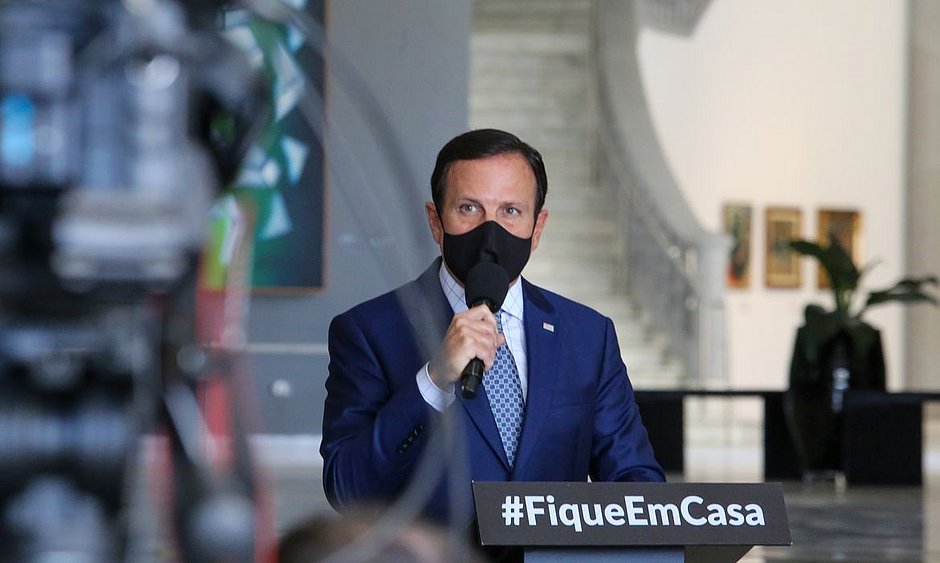 Doria diz que SP iniciará aplicação da vacina contra covid-19 já em janeiro