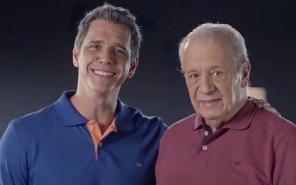 Marcio Garcia anuncia morte do pai por Covid-19: 'Sei que Deus fez o que foi melhor pra ele'