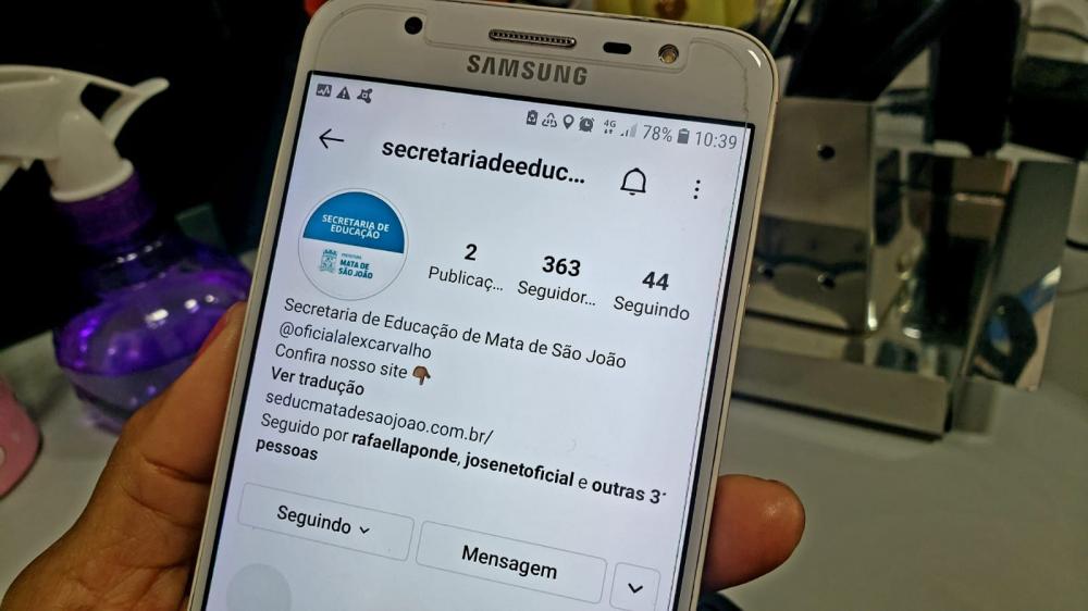 Educação de Mata agora tem um novo canal de comunicação com a população