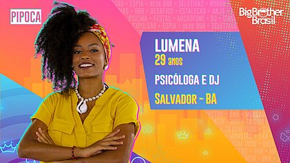 BBB 21: baiana Lumena é a mais votada e garante imunização; veja os outros 5