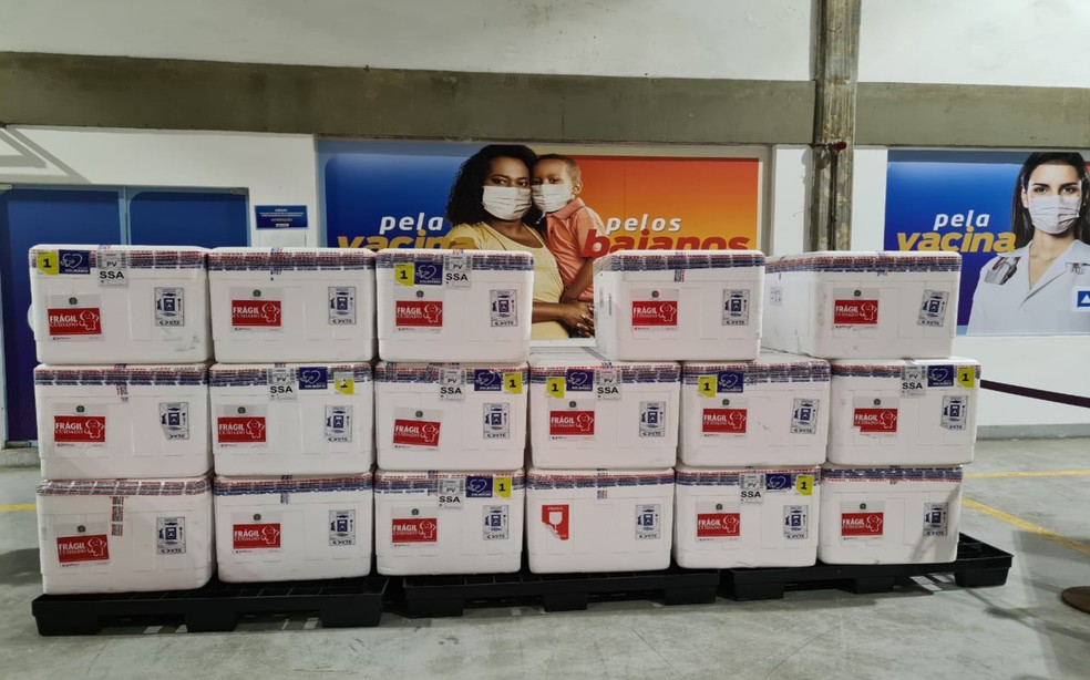 Bahia recebe 186 mil novas doses de Coronavac