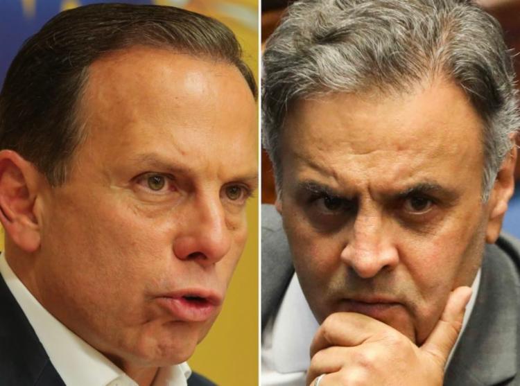 Em reação a Doria, Aécio pede prévias para escolha do nome do PSDB em 2022