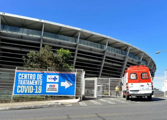  Hospital da Arena Fonte Nova já começou a receber os primeiros pacientes