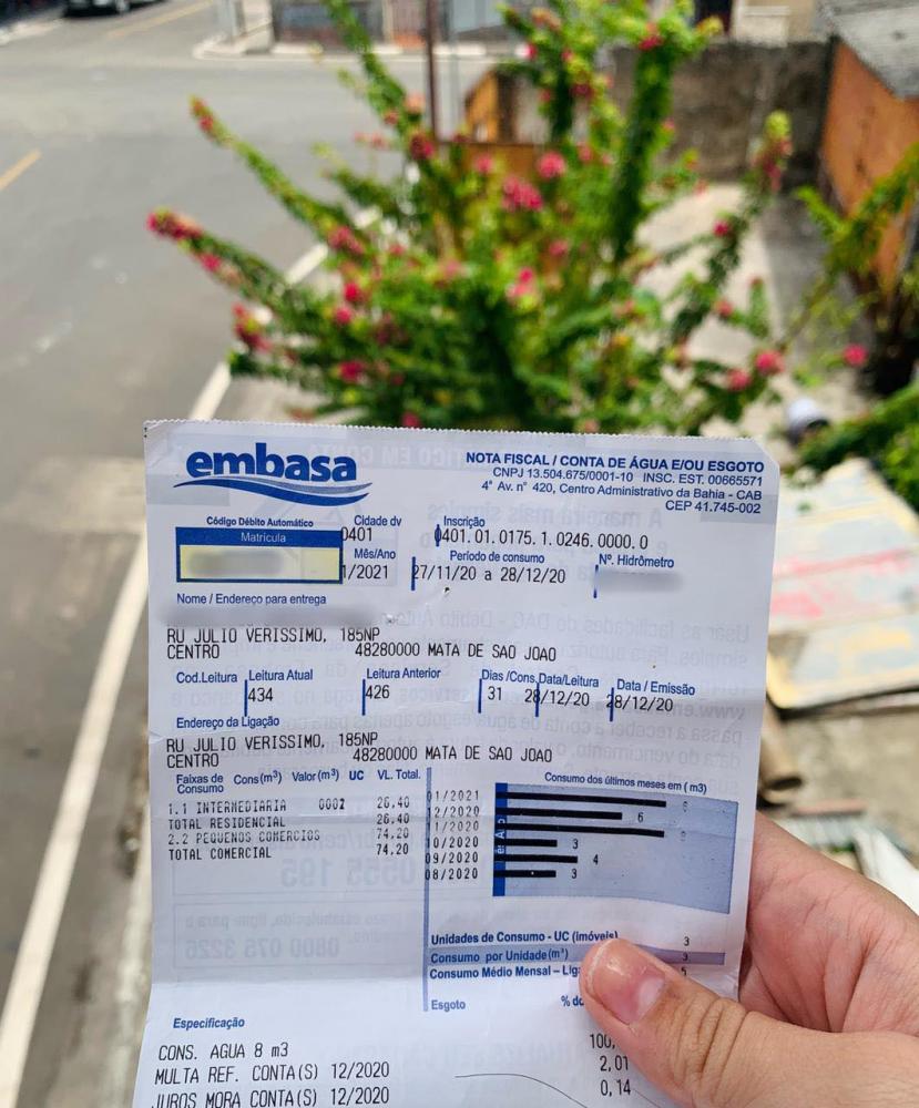 Após solicitação da Câmara de Mata, Governo garante gratuidade na conta de água para famílias de baixa renda