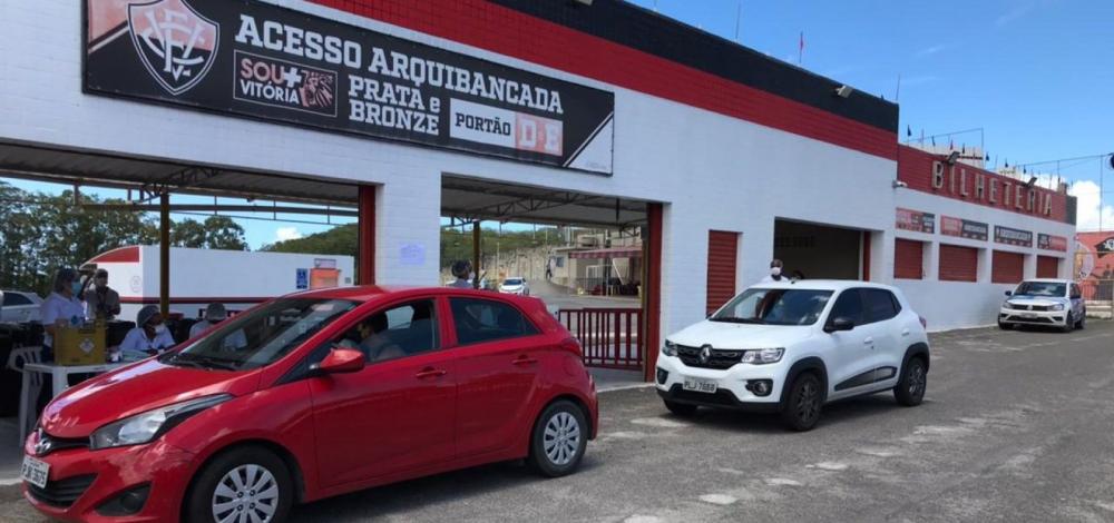 Vitória cede Barradão para vacinação contra a Covid-19