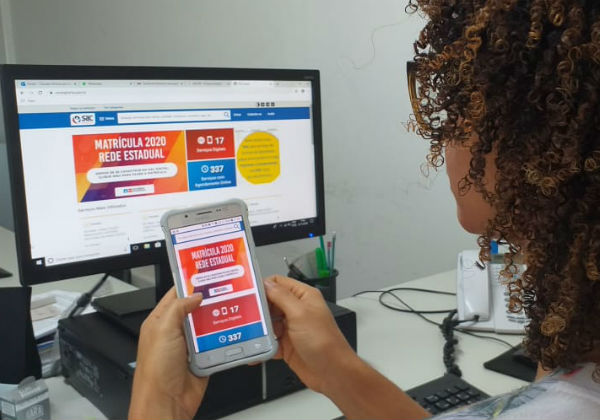 Matrícula na rede estadual será realizada no SAC Digital