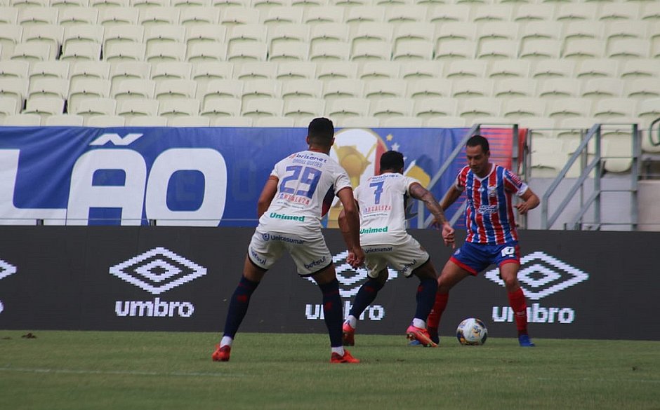 Bahia perde por 2 a 1 para o Fortaleza fora de casa