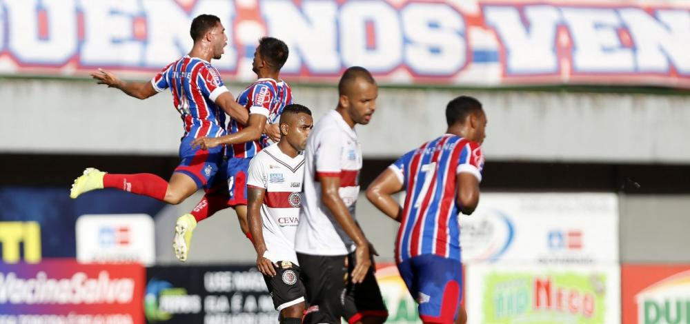 No sufoco, Bahia vence o Atlético de Alagoinhas pelo Baianão 