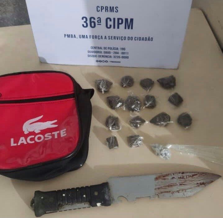 Acusados de agredir homem de 57 anos são presos com drogas em Dias d’Ávila