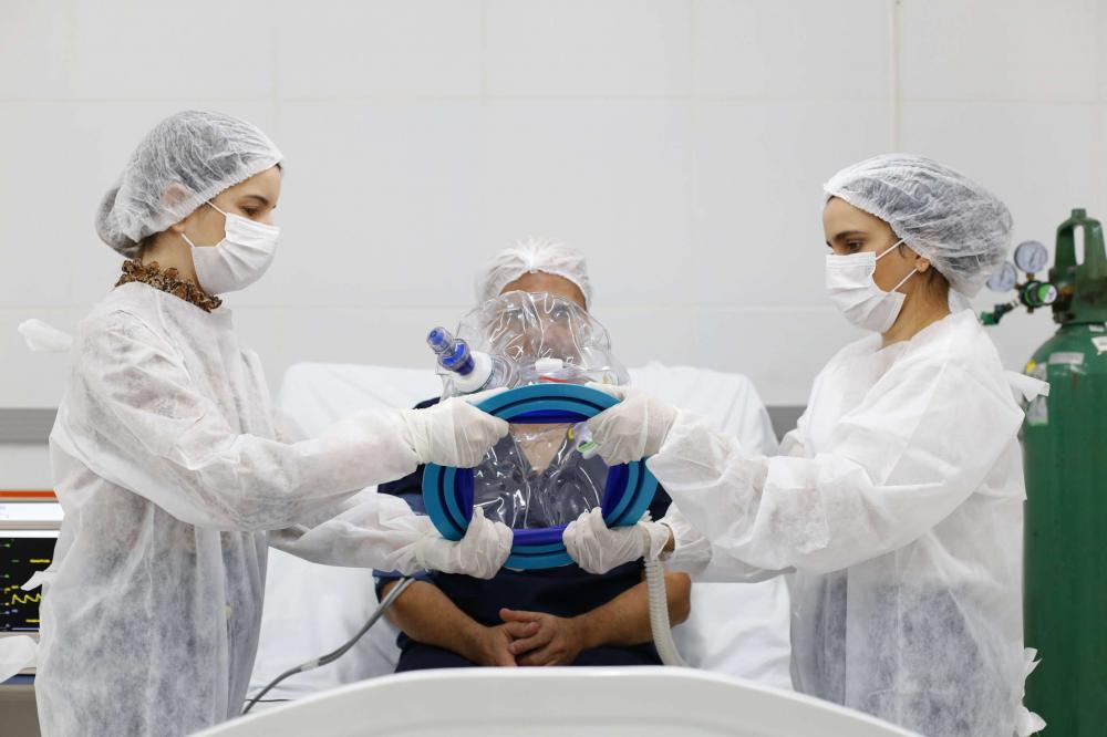 Covid-19: hospitais de Salvador recebem capacetes de ventilação não-invasiva