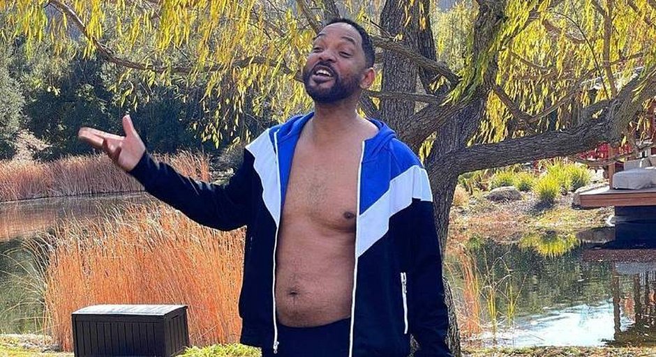 'Estou na pior forma da minha vida', diz Will Smith ao postar foto de sunga