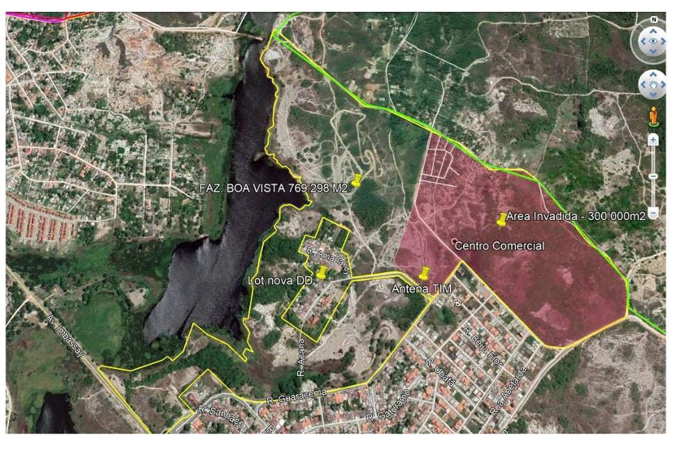 Justiça concede liminar de reintegração de posse de área invadida na Nova Dias d’Ávila