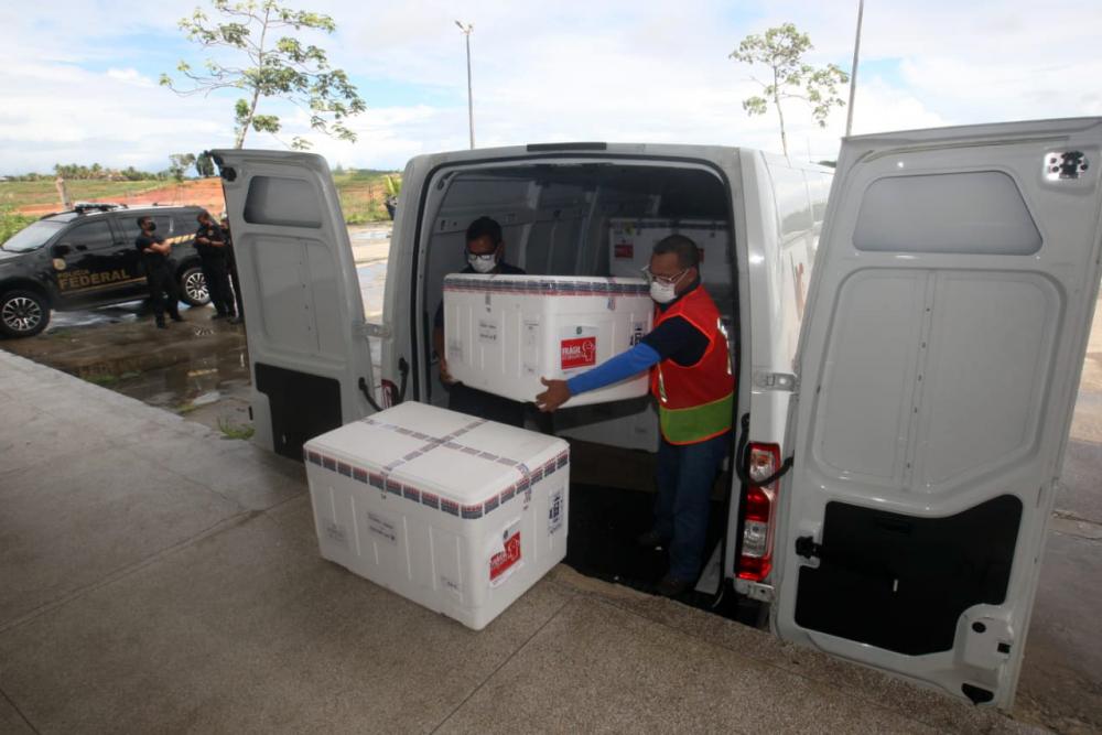 Bahia recebe nova remessa da Oxford e distribuição será no sábado