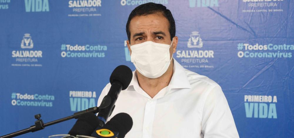 Bruno Reis fala em terceira onda e não descarta fechar atividades em Salvador