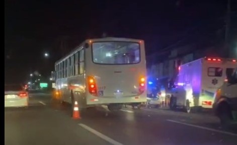 Assaltante é morto dentro de ônibus em Catu de Abrantes