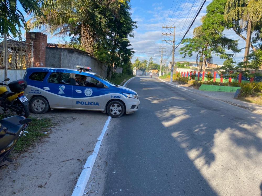 Após casos de estupros, PM intensifica rondas em ruas de Dias d'Ávila