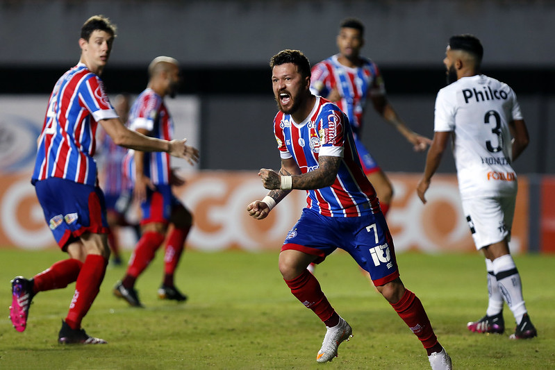Bahia bate o Santos na estreia do Brasileirão; confira os gols 