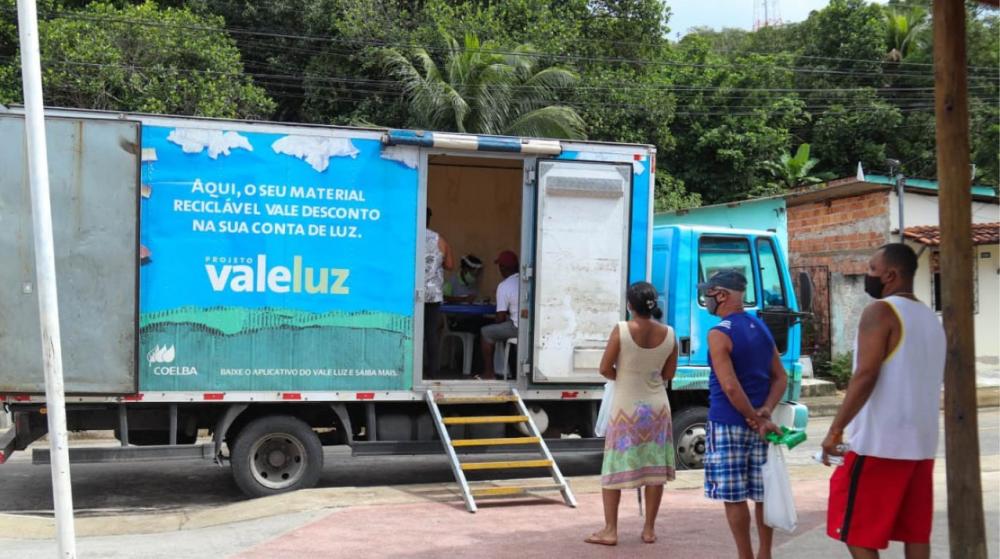 Vale Luz faz coleta itinerante na semana do meio ambiente