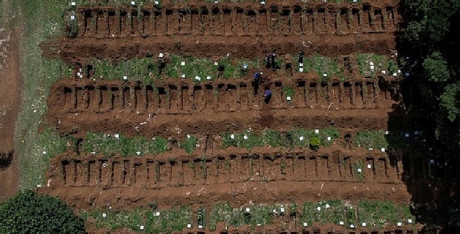 Brasil ultrapassa a marca de 500 mil mortos por covid-19 