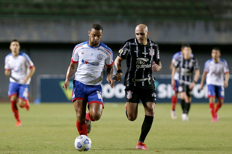 Em jogo equilibrado, Bahia empata com Corinthians em Pituaçu 