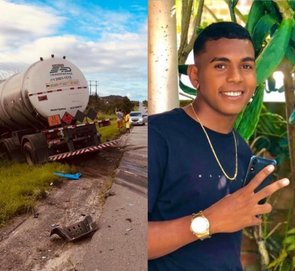 Jovem morre em acidente na BA-093 em Dias d’Ávila