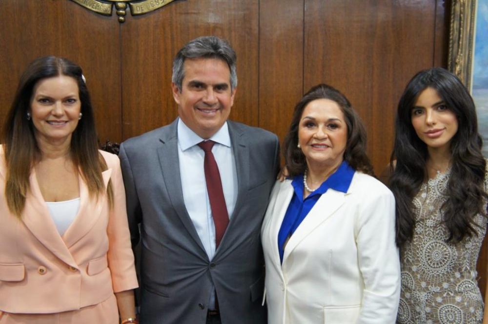 Mãe de Ciro Nogueira toma posse como senadora no lugar do filho 