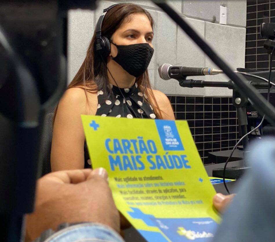 Tatiane Rebouças recomenda que todos tenham Cartão Mais Saúde em Mata de São João