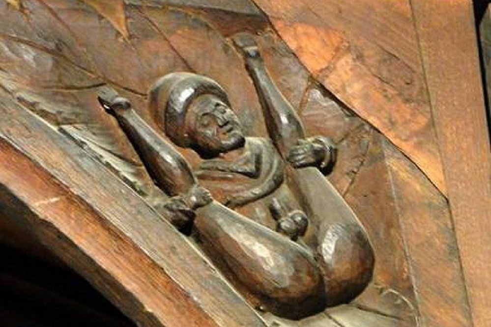 Figura erótica é descoberta em igreja da Inglaterra após 800 anos